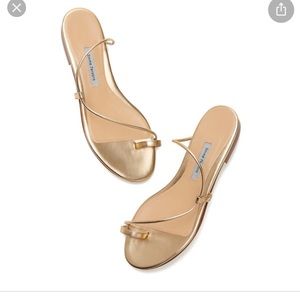 Emme Parsons Susan Slide Sandal- Gold